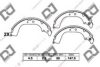 DJ PARTS BS1215 Brake Shoe Set